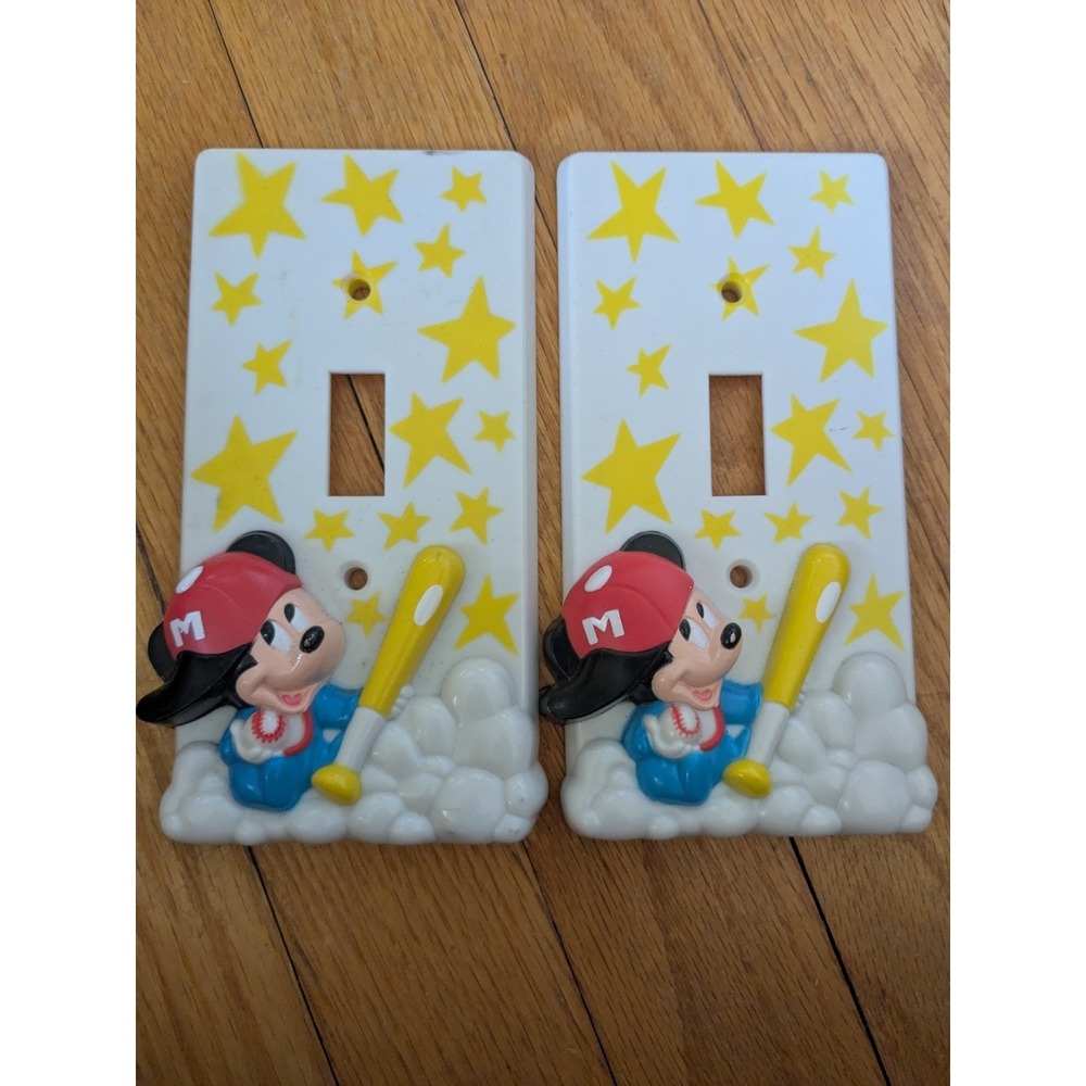 Disney‎ Mickey Mouse Babies Light Switch Cover For Nursery Switch Plate